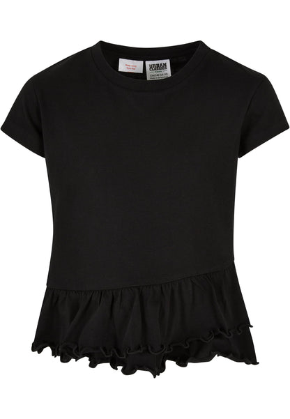 Girls Organic Volant Tee
