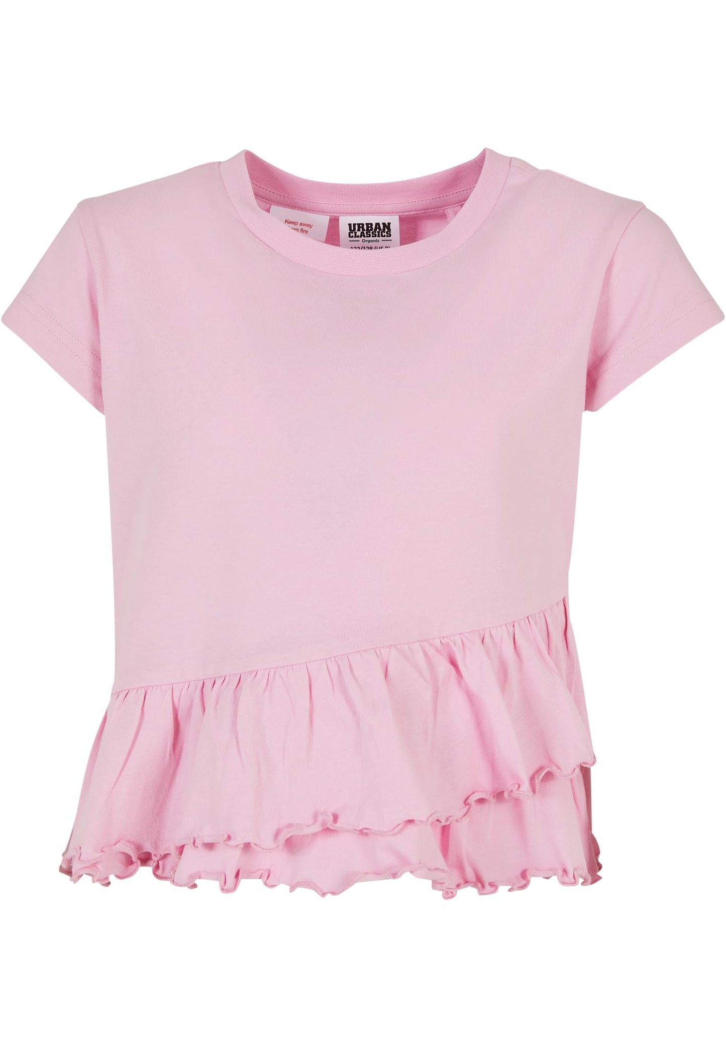 Girls Organic Volant Tee