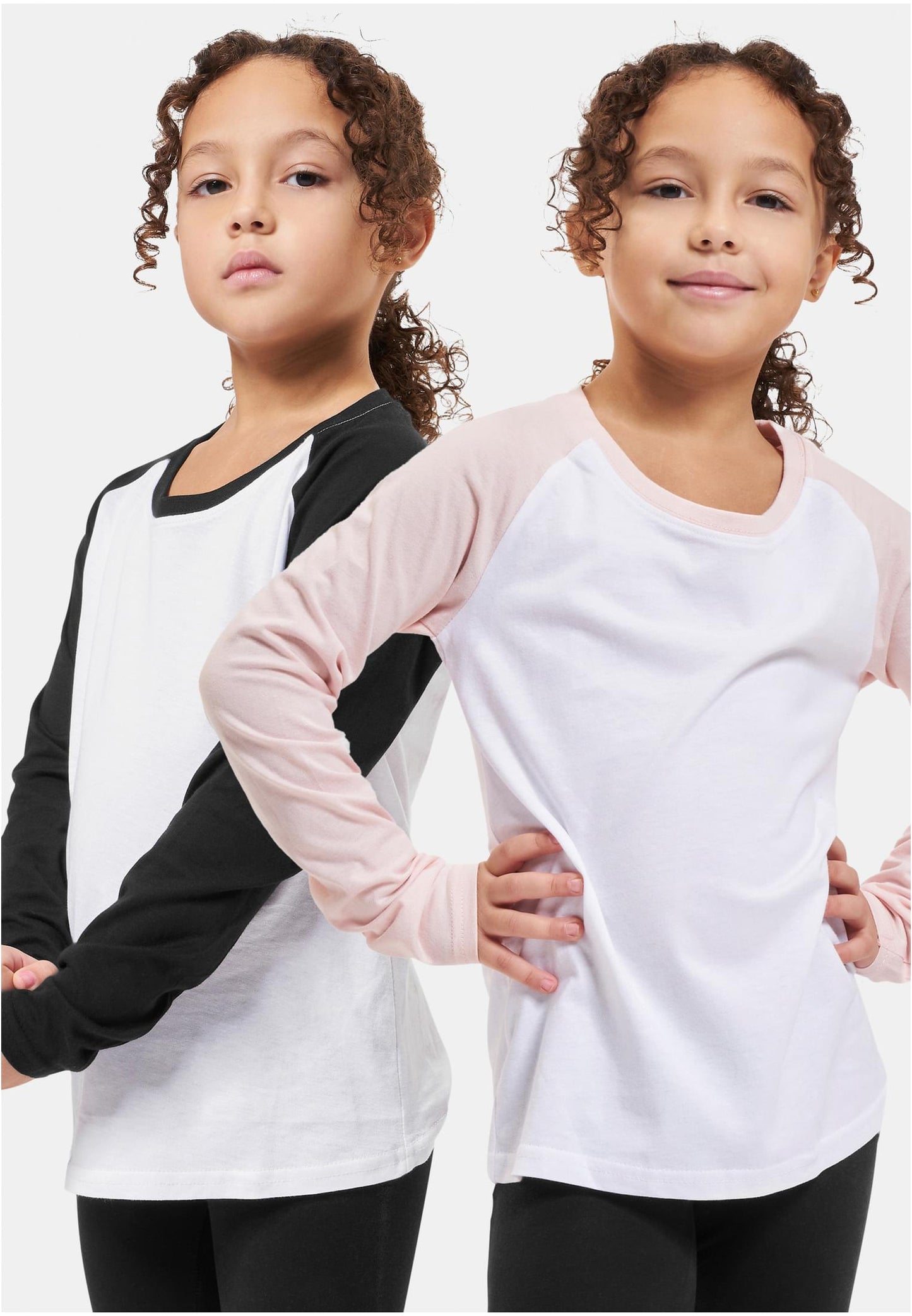 Girls Contrast Raglan Longsleeve 2-Pack