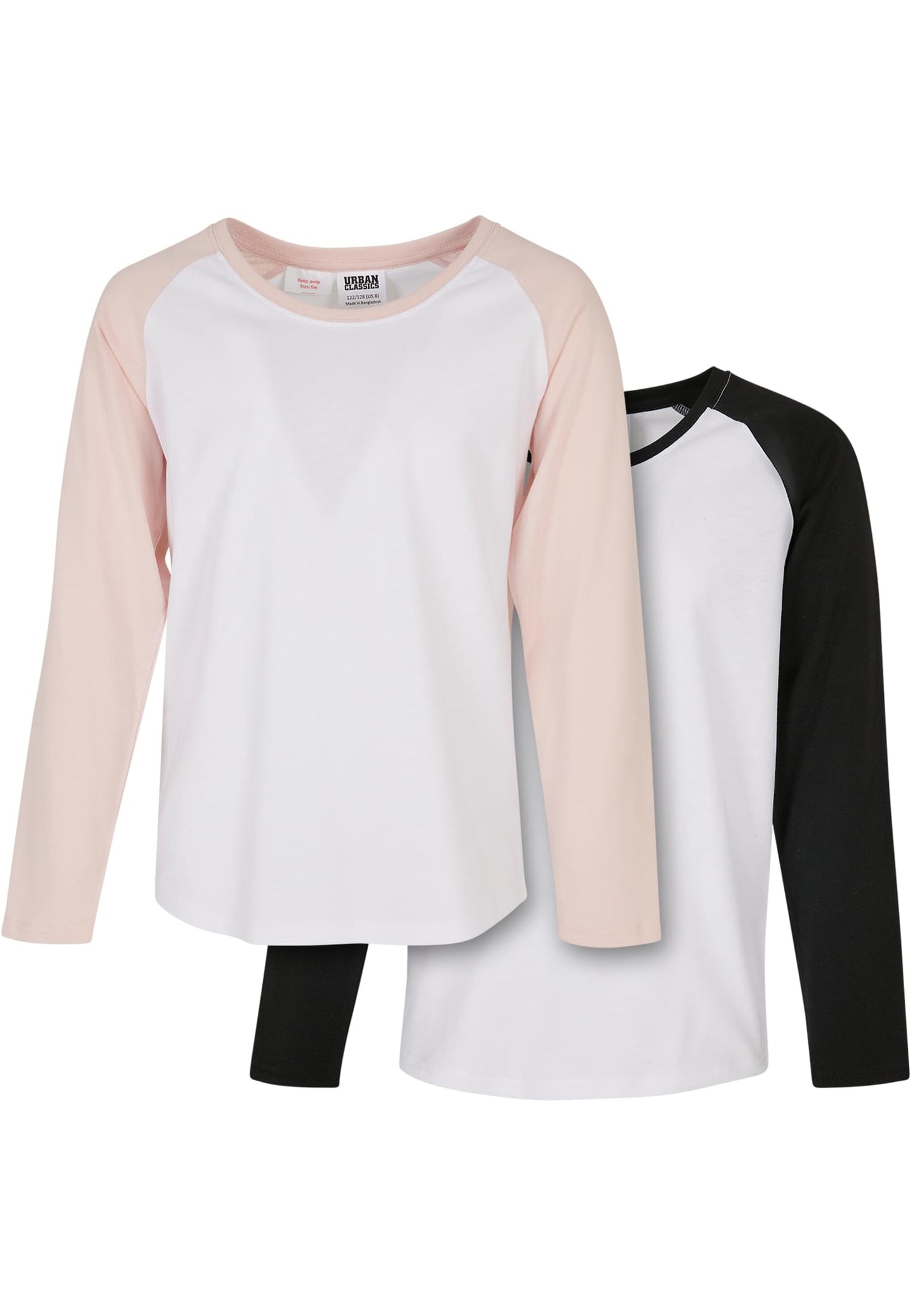 Girls Contrast Raglan Longsleeve 2-Pack
