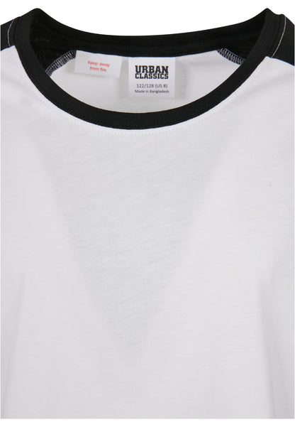 Girls Contrast Raglan Longsleeve
