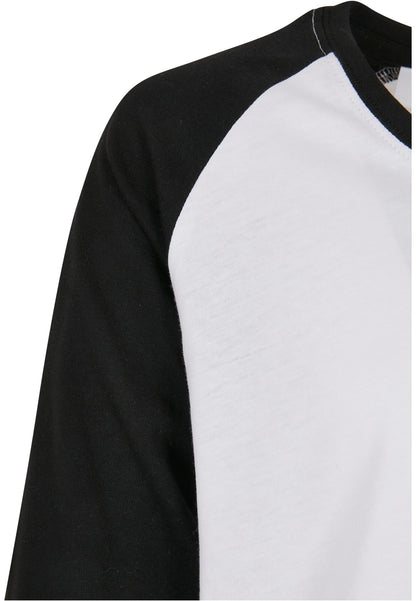 Girls Contrast Raglan Longsleeve