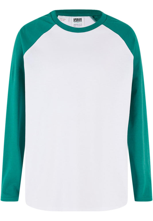 Boys Organic Oversized Raglan Longsleeve