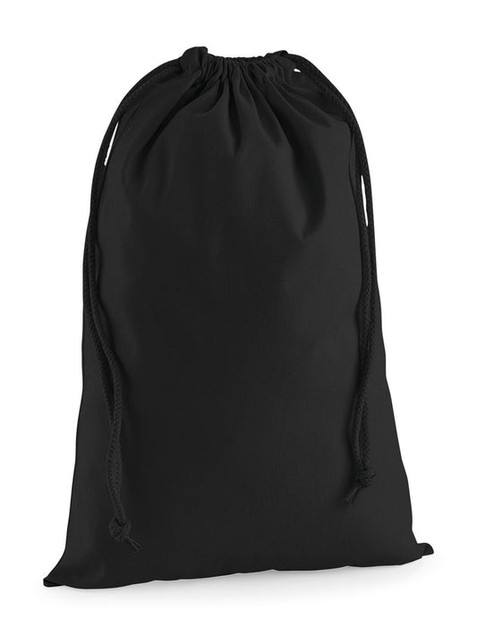 Premium Cotton Stuff Bag L Westford Mill Black