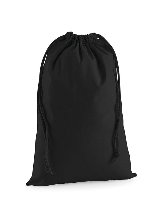 Premium Cotton Stuff Bag Westford Mill Black