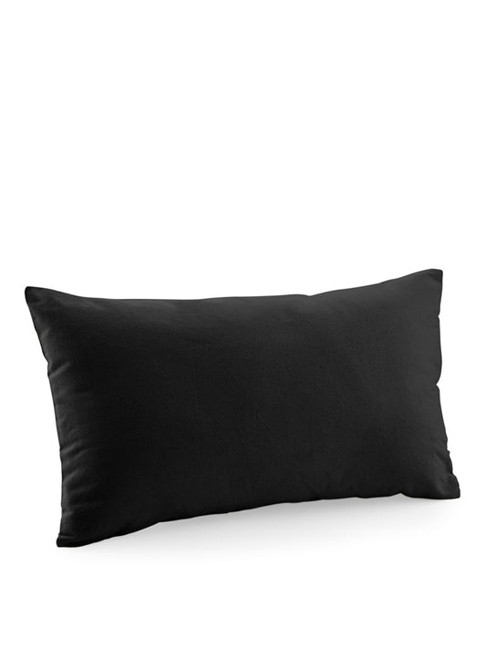 Fairtrade Cotton Canvas Cushion Cover Westford Mill Black