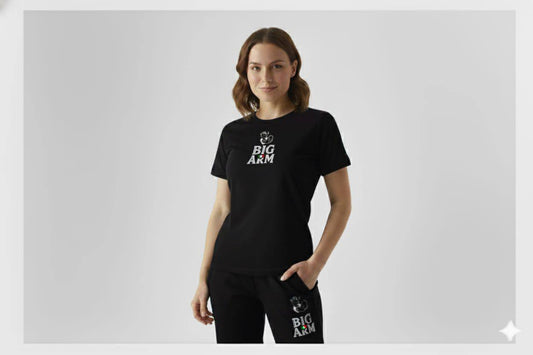 BIG ARM T SHIRT DONNA COTONE