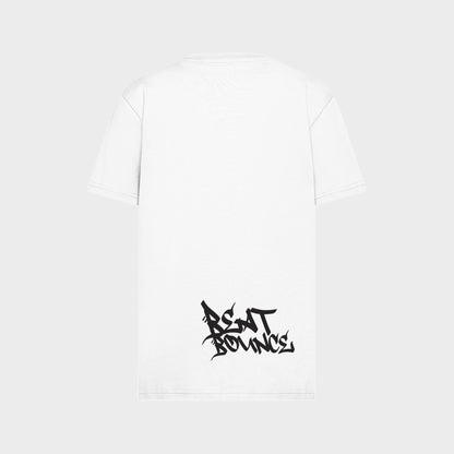 T-shirt bambino bianca retro