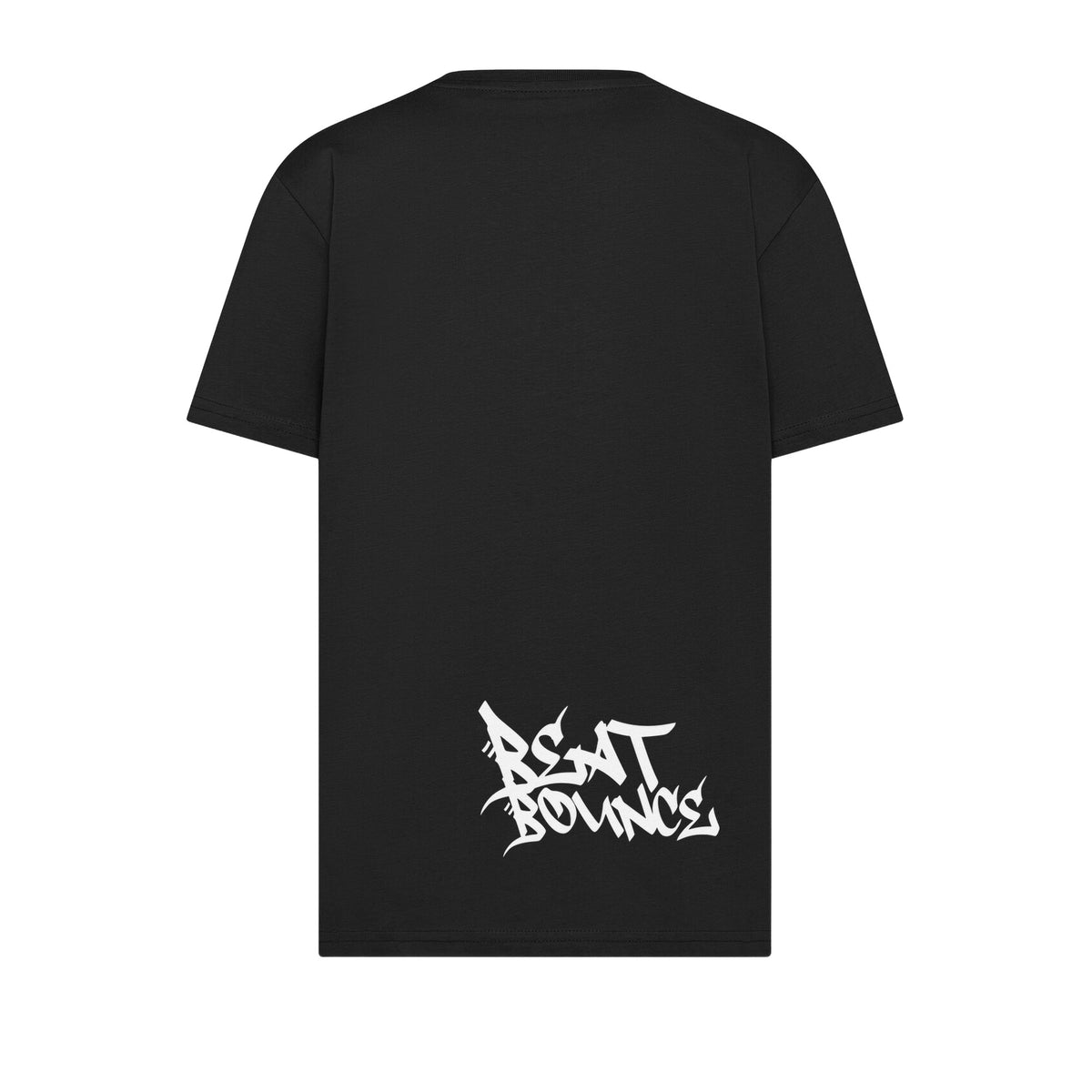 T-shirt bambino nera retro