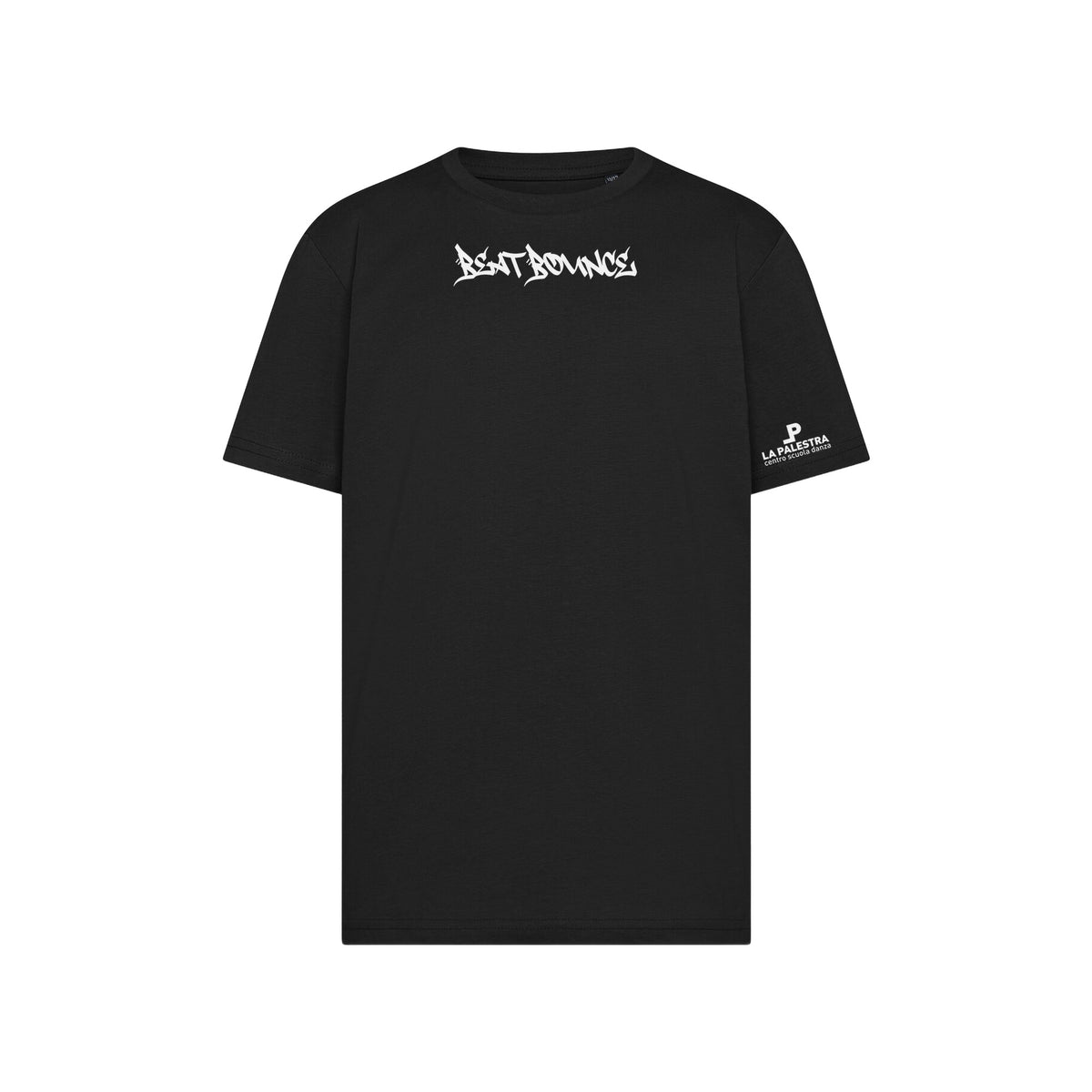 T-shirt bambino nera fronte